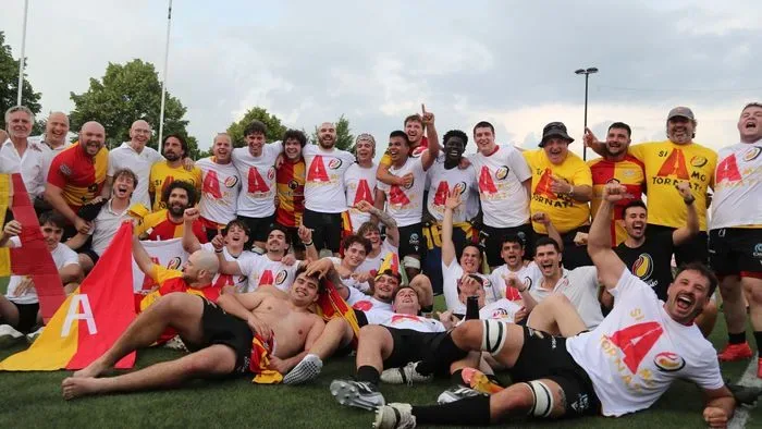 Great celebration, Rugby Bergamo returns to A2 after 35 years