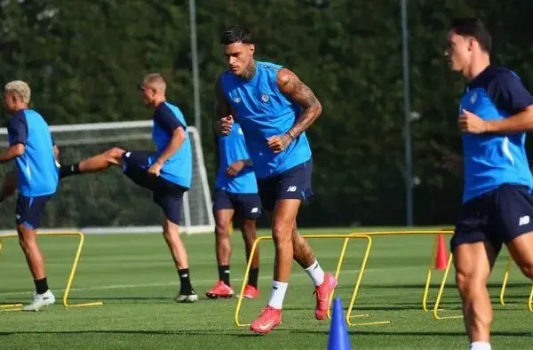 Atalanta, first group training session for Gaetano