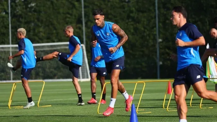 Atalanta, first group training session for Gaetano